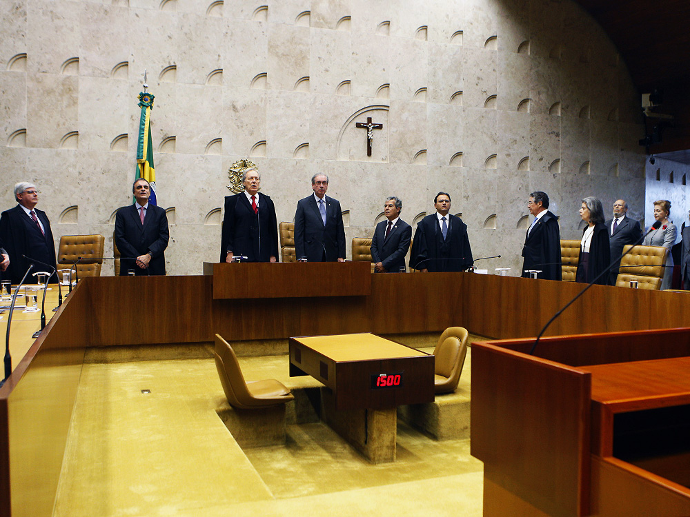Sessão de abertura do ano judiciário de 2015 no Supremo Tribunal Federal (STF), em Brasília (DF)