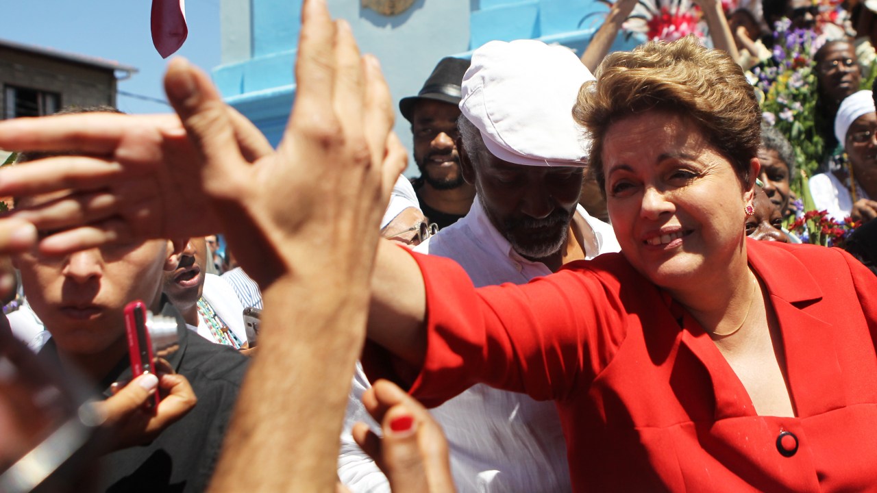 Dilma Rousseff faz campanha em Nova Lima (MG) - 13/09/2014