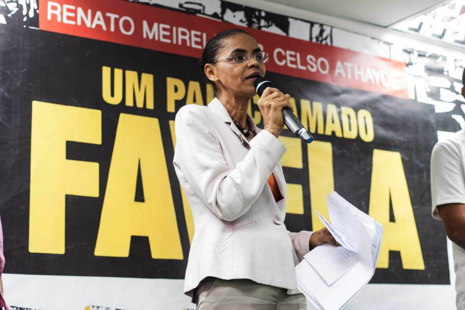 Candidata Marina Silva (PSB) cumpre agenda de campanha no Rio de Janeiro - 25/09/2014