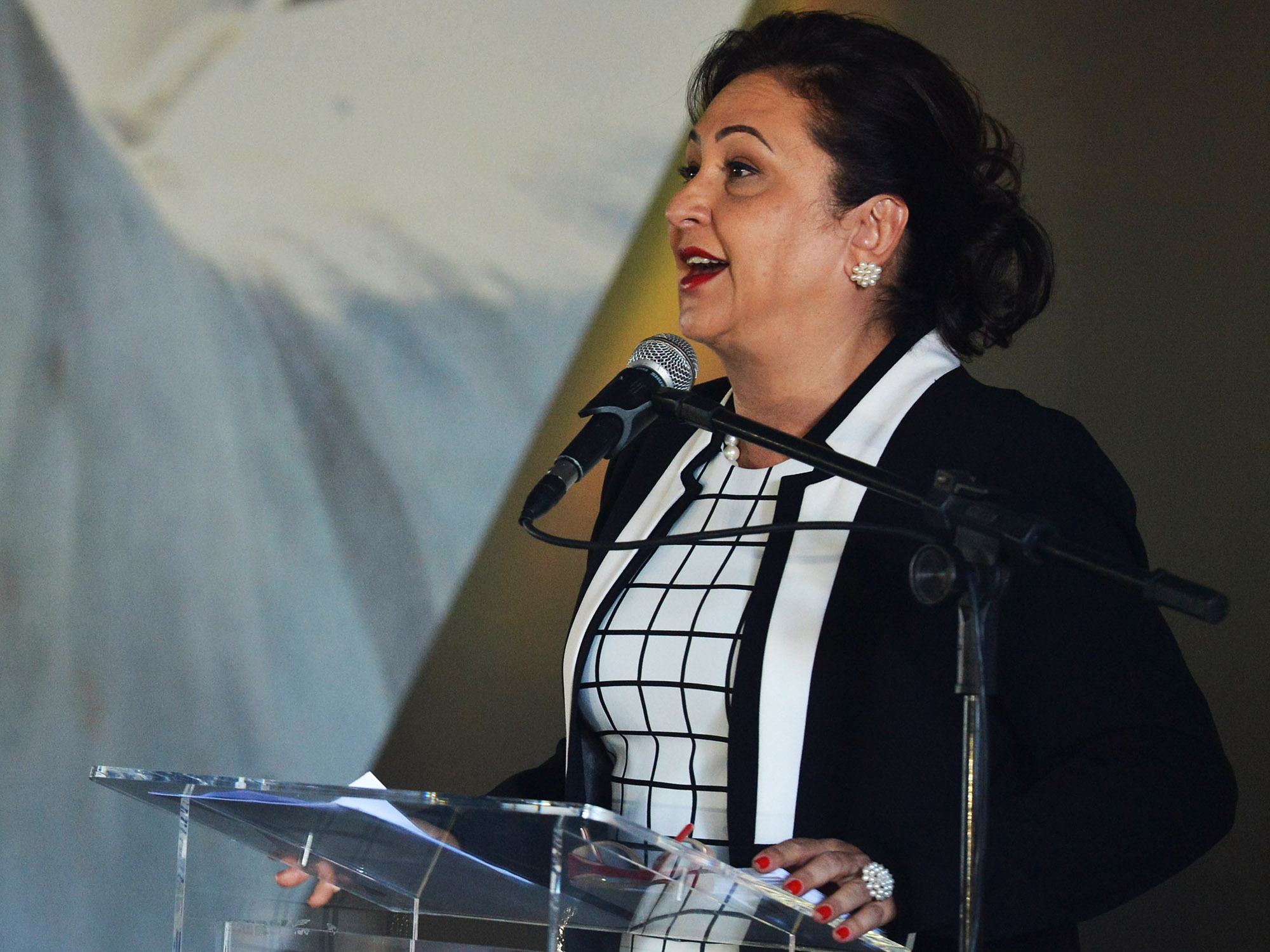 Kátia Abreu (PMDB-TO) toma posse como nova ministra da Agricultura nesta segunda (05) durante cerimônia realizada em Brasília (DF)