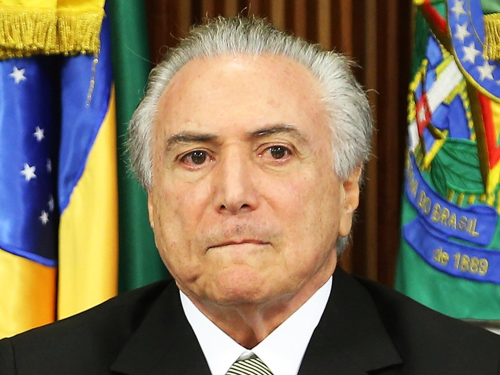 O presidente da República em exercício, Michel Temer, durante anúncio de medidas econômicas, no Palácio do Planalto, em Brasília (DF) - 24/05/2016