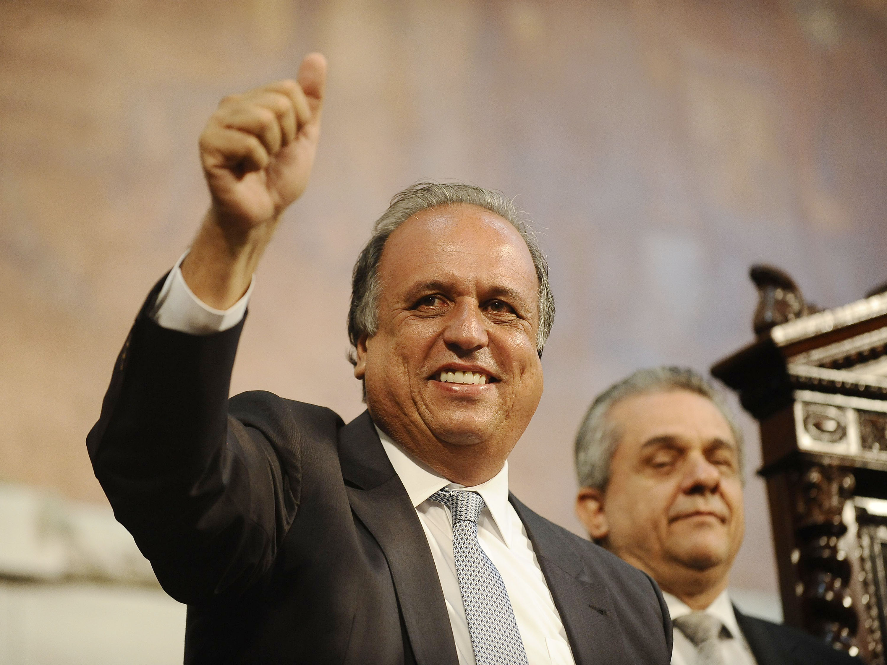O governador Luiz Fernando Pezão, do Rio de Janeiro
