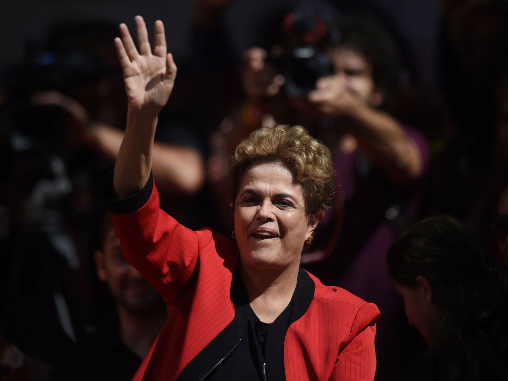 Presidente Dilma Rousseff participa de ato da CUT em São Paulo