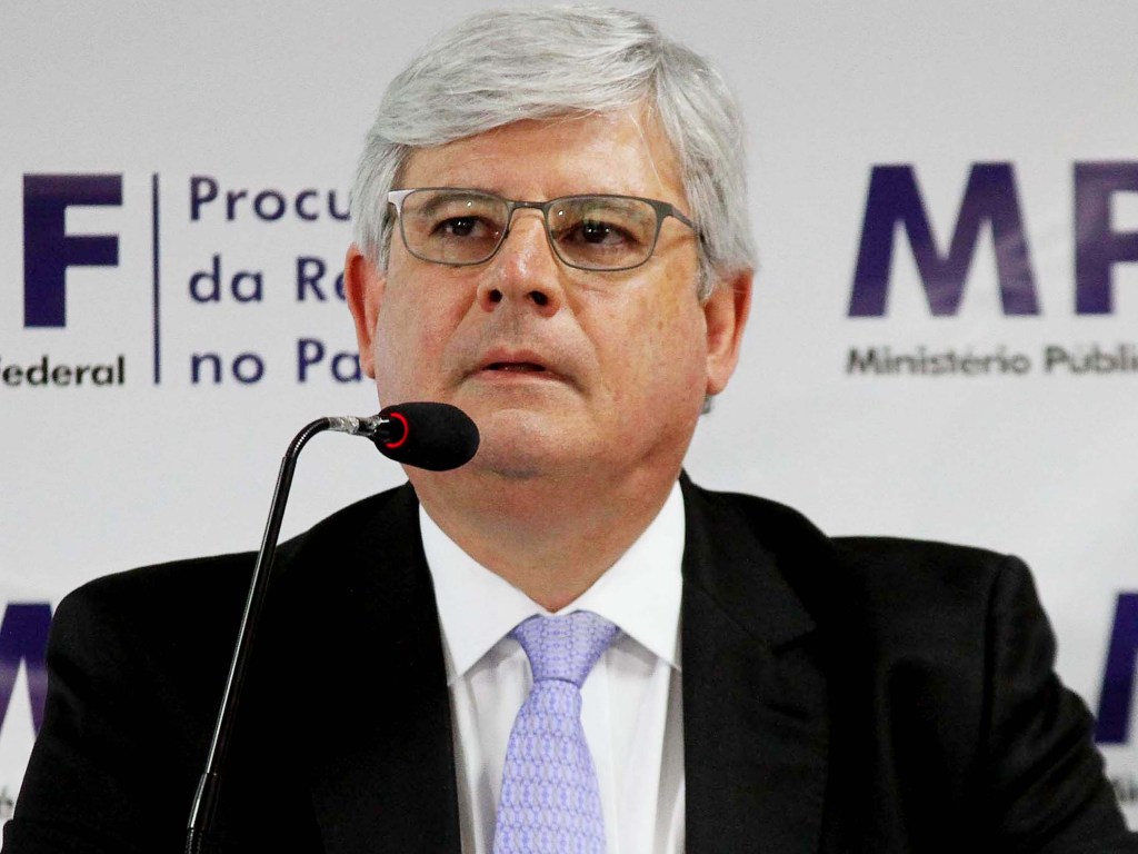 O Procurador Geral da República, Rodrigo Janot concede coletiva de imprensa, em Curitiba (PR), sobre os indiciados na Operação Lava Jato - 11/12/2014