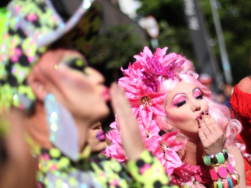 20ª Parada do Orgulho LGBT de São Paulo, reúne milhares de pessoas neste domingo (29), na Avenida Paulista. O evento foi incluído recentemente no calendário oficial da cidade - 29/05/2016