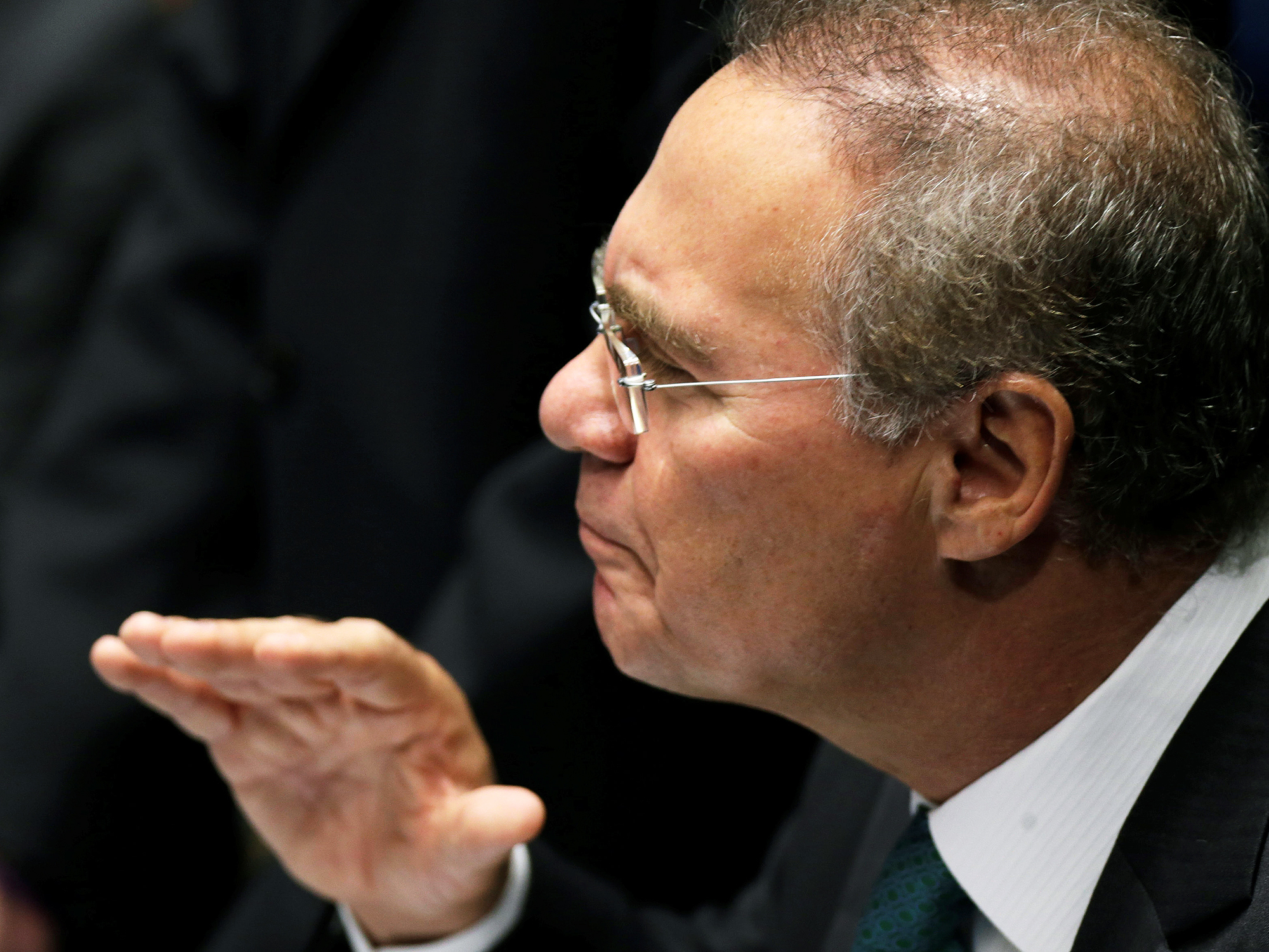 O presidente do Senado Renan Calheiros (PMDB-AL) durante sessão que decide pelo afastamento de Dilma Rousseff - 11/05/2016