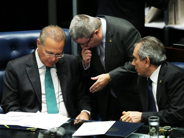 Sessão no Senado Federal que vota o impeachment da presidente Dilma Rousseff - 11/05/2016