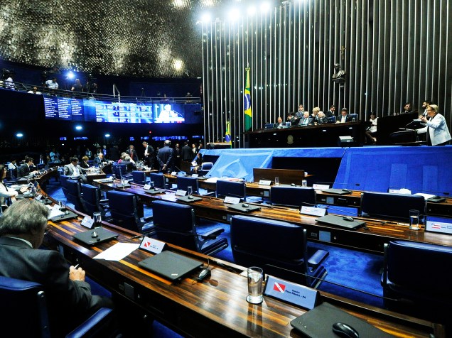 Sessão no Senado Federal que vota o impeachment da presidente Dilma Rousseff - 11/05/2016