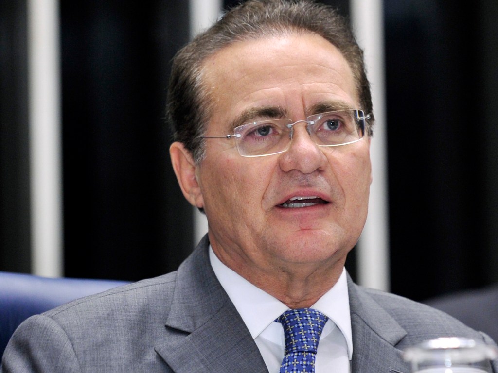 O presidente do Senado, Renan Calheiros (PMDB-AL): Resistência a impostos