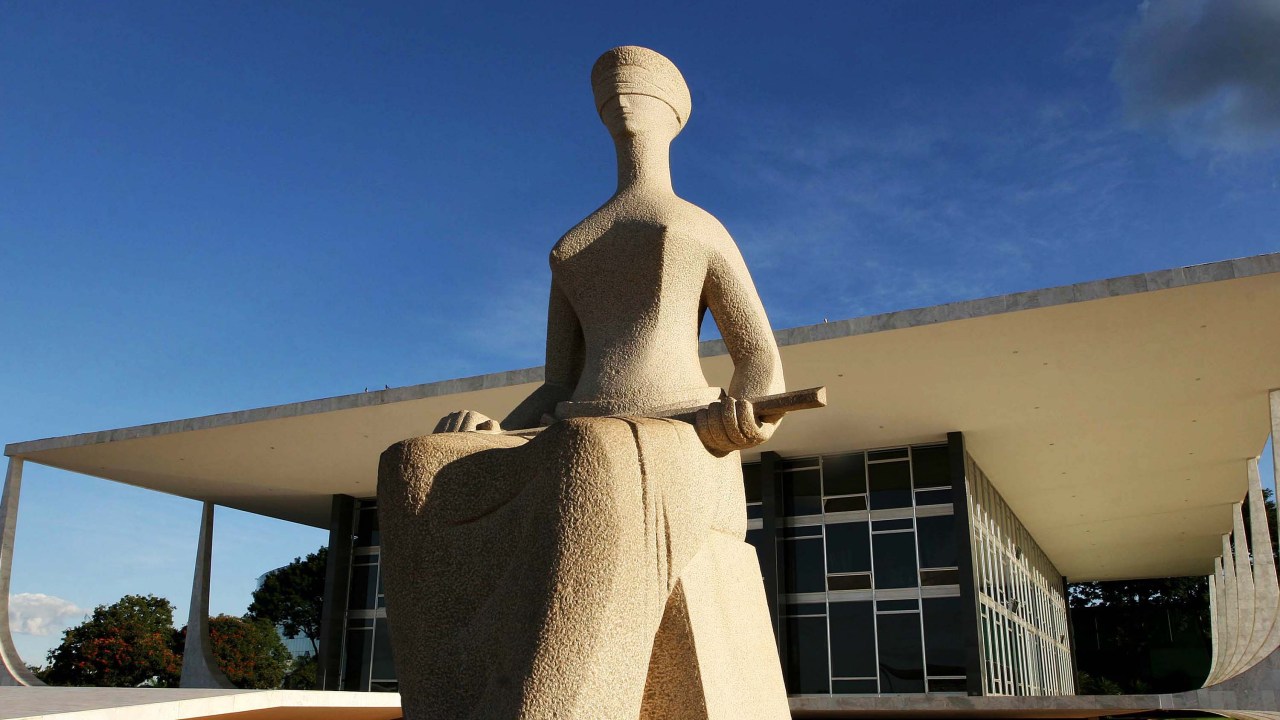Fachada do Palácio do Supremo Tribunal Federal em Brasília (DF)