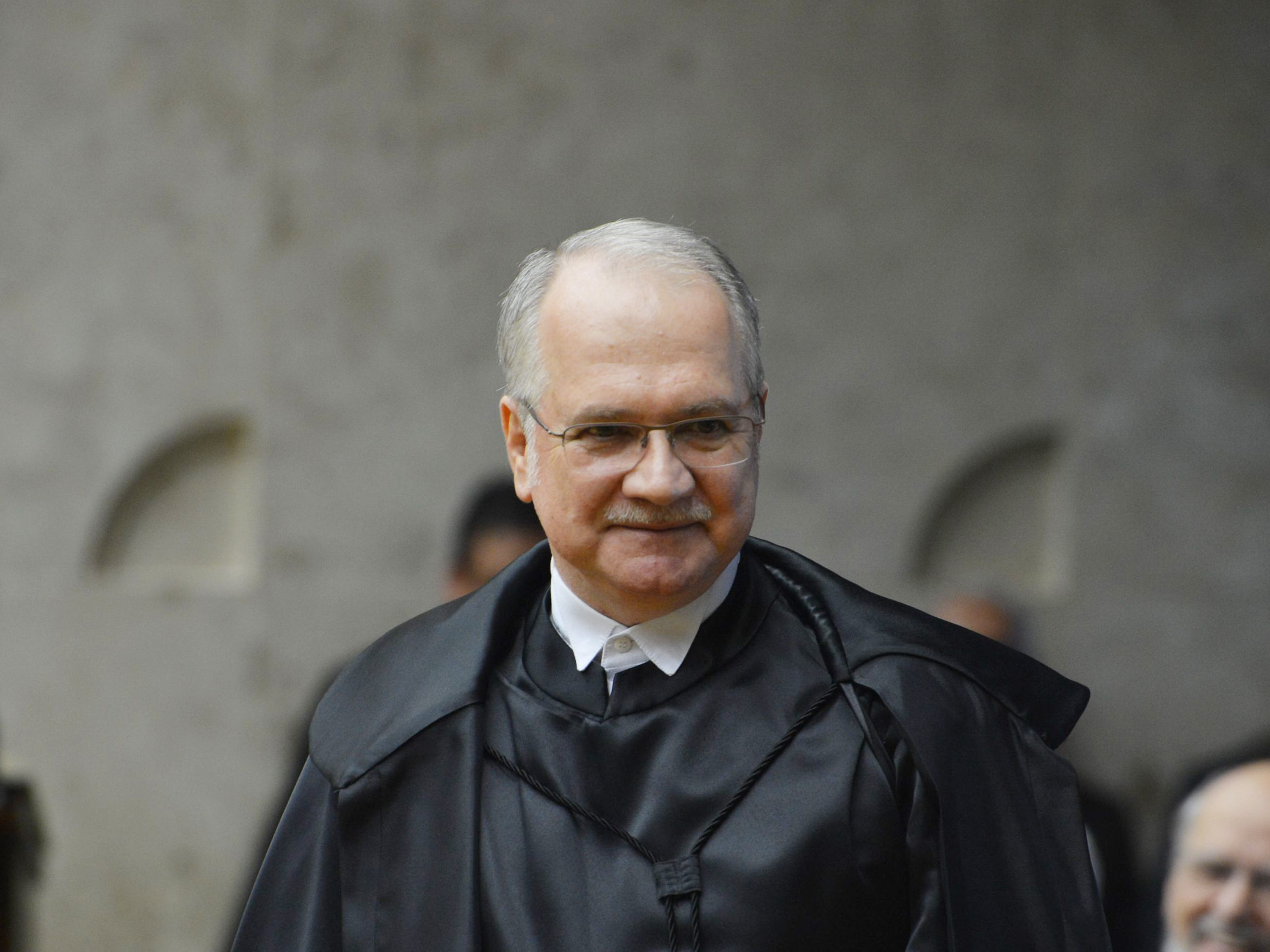 Ministro Luiz Edson Fachin durante cerimônia de posse no STF - 16/06/2015