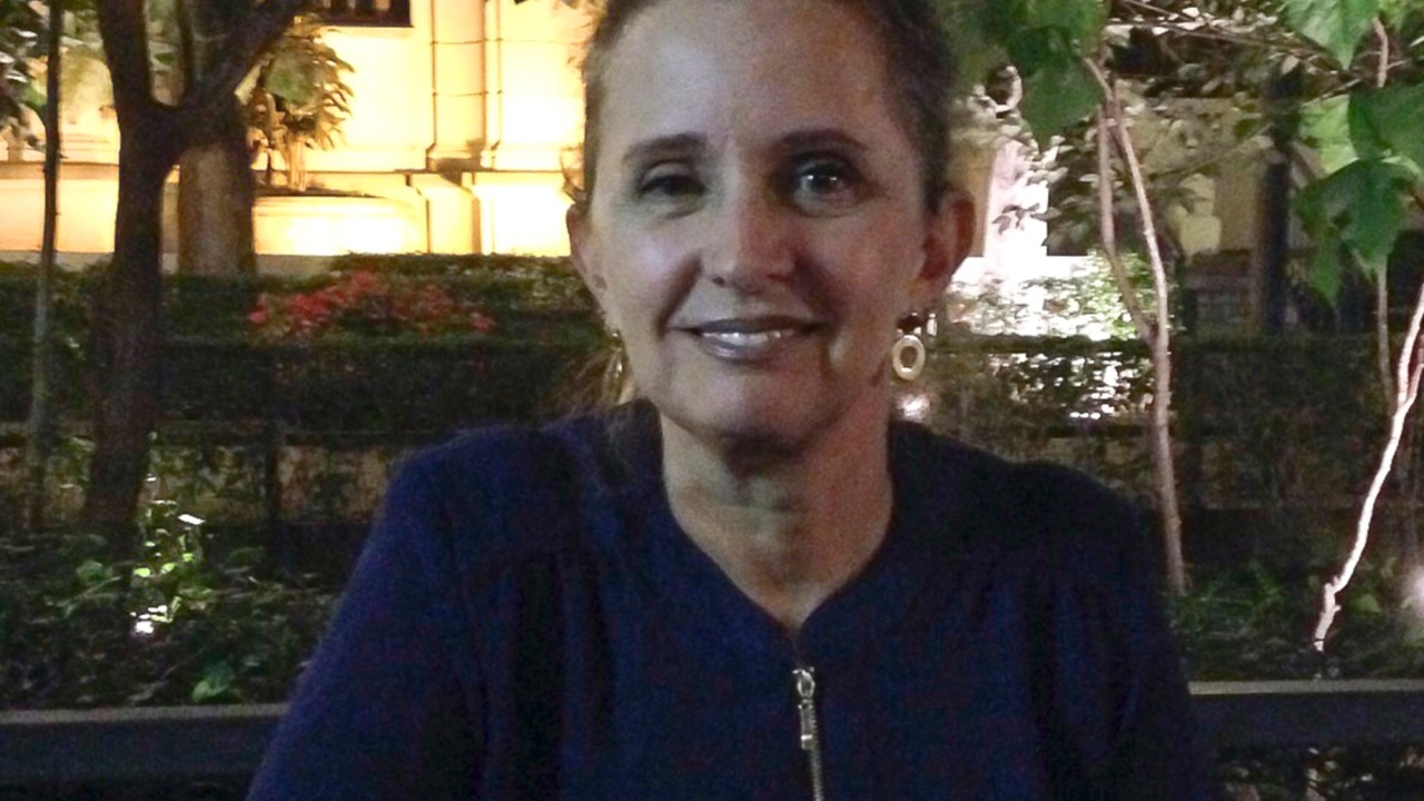 Zaida Sisson, consultora indicada por José Dirceu no Peru, durante entrevista ao site de VEJA em São Paulo