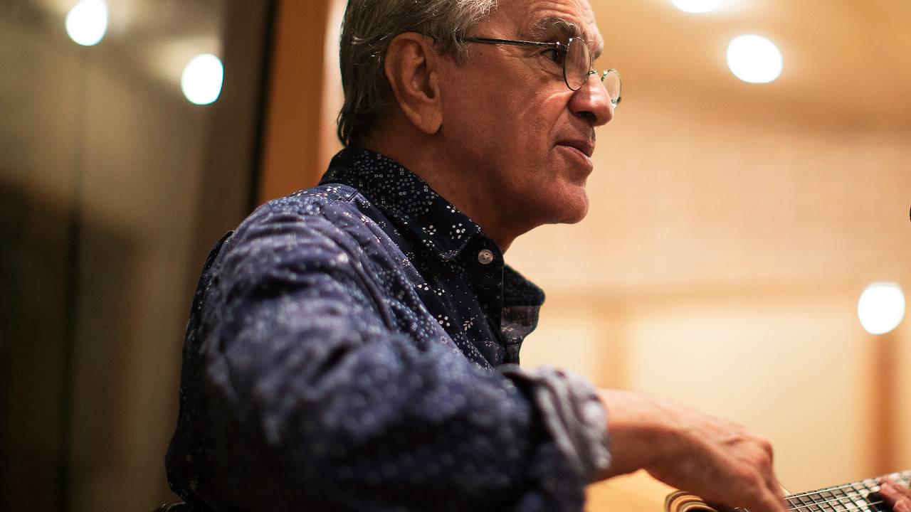 O cantor Caetano Veloso
