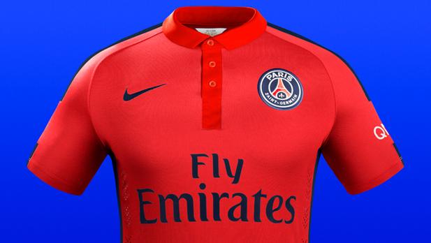 Terceiro uniforme do PSG para a temporada 2014/2015 será vermelho