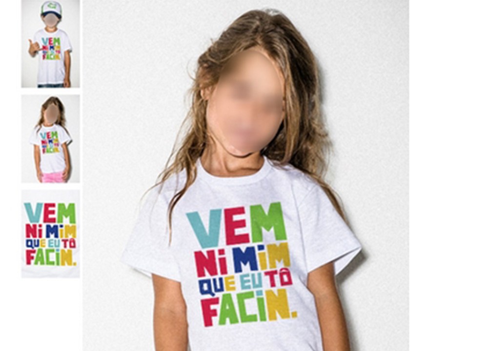 Camiseta infantil da grife de Luciano Huck gera polêmica na internet