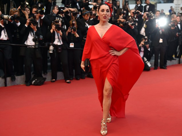 Rossy de Palma no tapete vermelho de Cannes