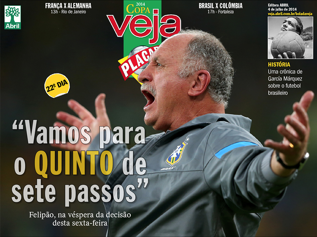 Capa da edição diária de VEJA e PLACAR de 4 de julho