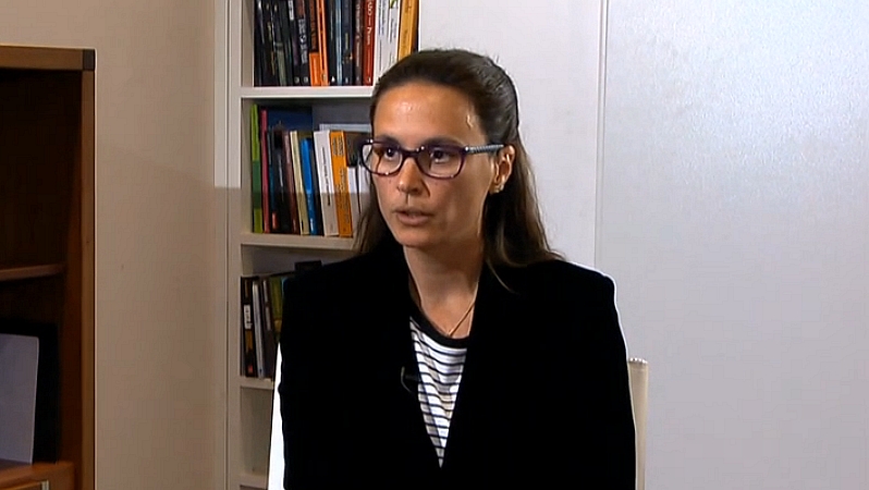 A advogada Beatriz Catta Preta durante entrevista ao 'Jornal Nacional'