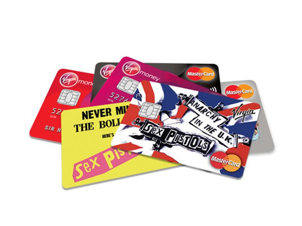 Cartões de crédito Sex Pistols