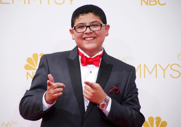 O ator Rico Rodriguez da série Modern Family chega para o 66º Emmy, em Los Angeles