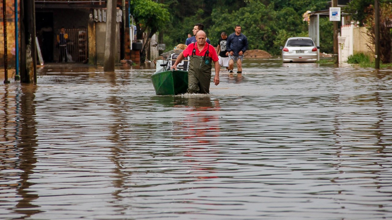 Cidades do Rio Grande do Sul decretaram situação de emergências por causa das cheias