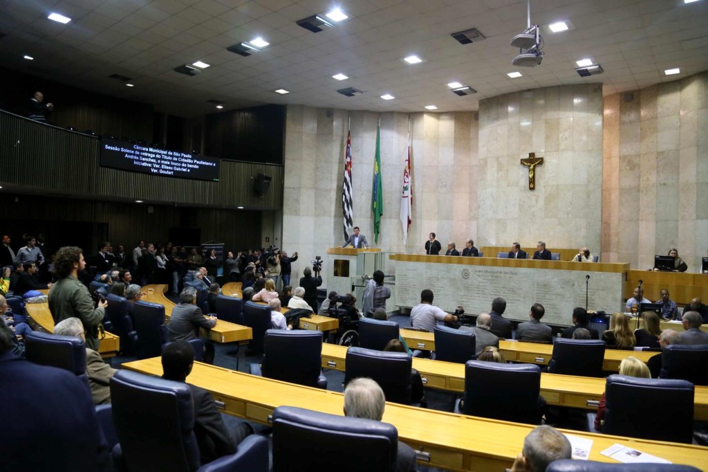Câmara de Vereadores, em São Paulo