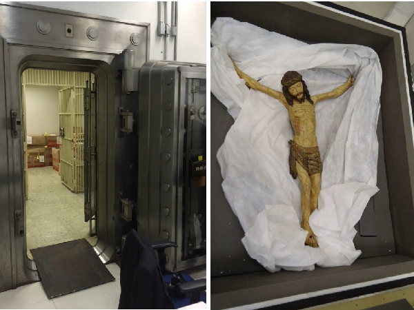 PF encontrou crucifixo barroco em sala-cofre de Lula no Banco do Brasil