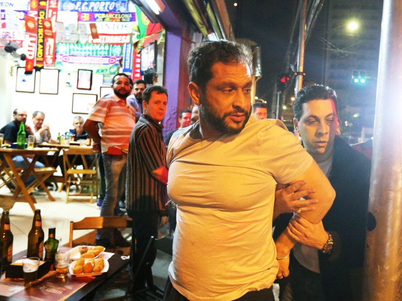 Luís Alexandre Magalhães, foi preso em flagrante na noite de quarta-feira (17) em um bar no Tatuapé, Zona Leste de São Paulo
