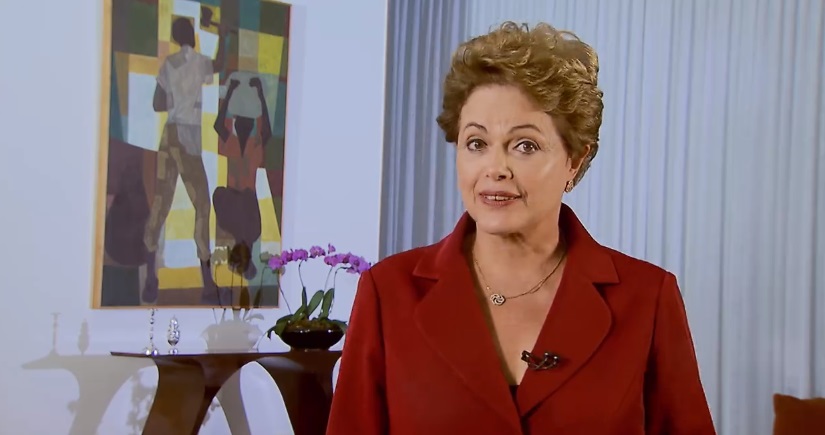 Dilma fala na internet durante o 1º de maio