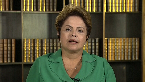 A presidente reeleita Dilma Rousseff, durante entrevista ao Jornal Nacional