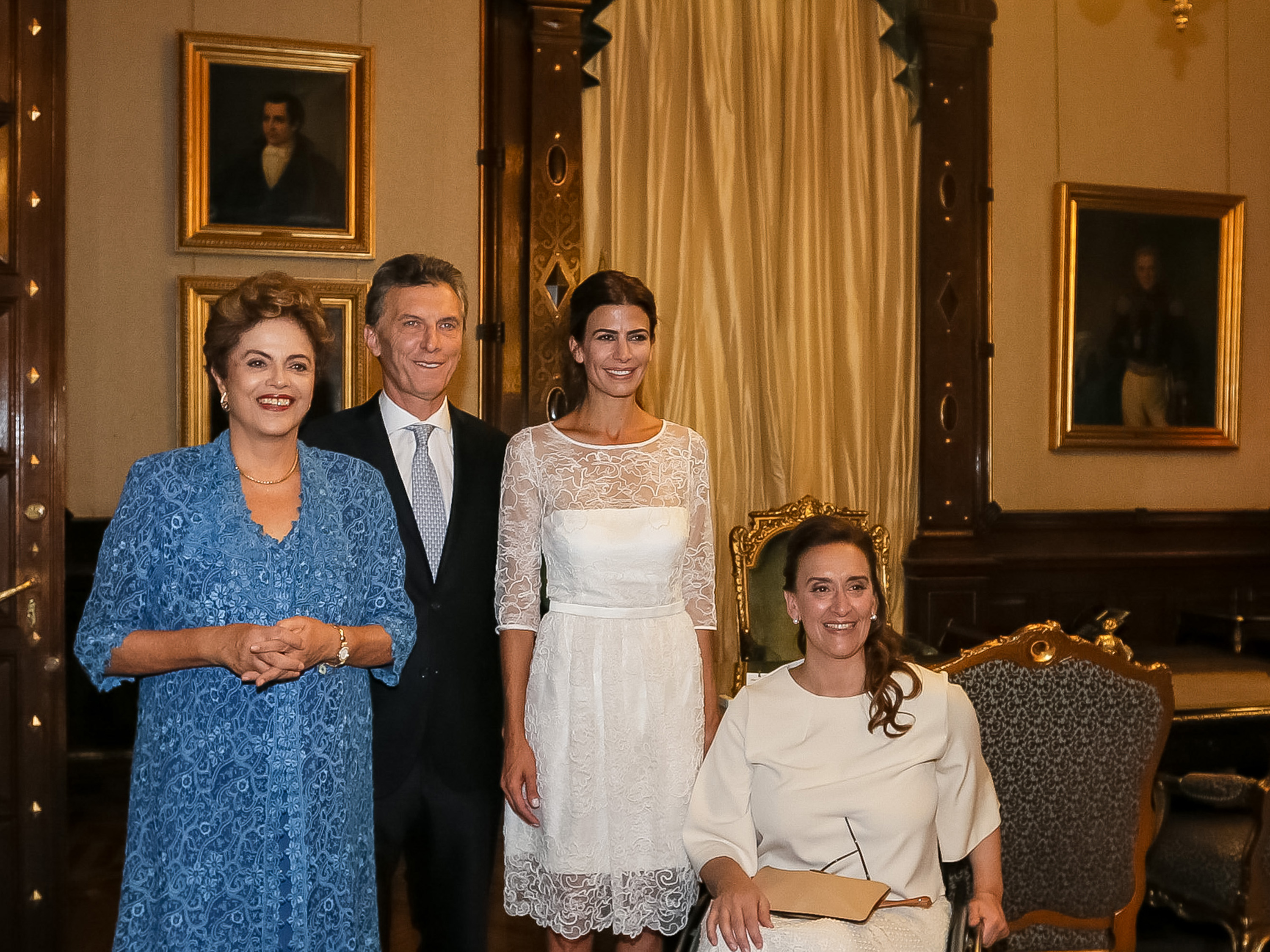 Presidente Dilma Rousseff durante cerimônia de posse do Presidente da República da Argentina, Maurício Macri - 10/12/2015
