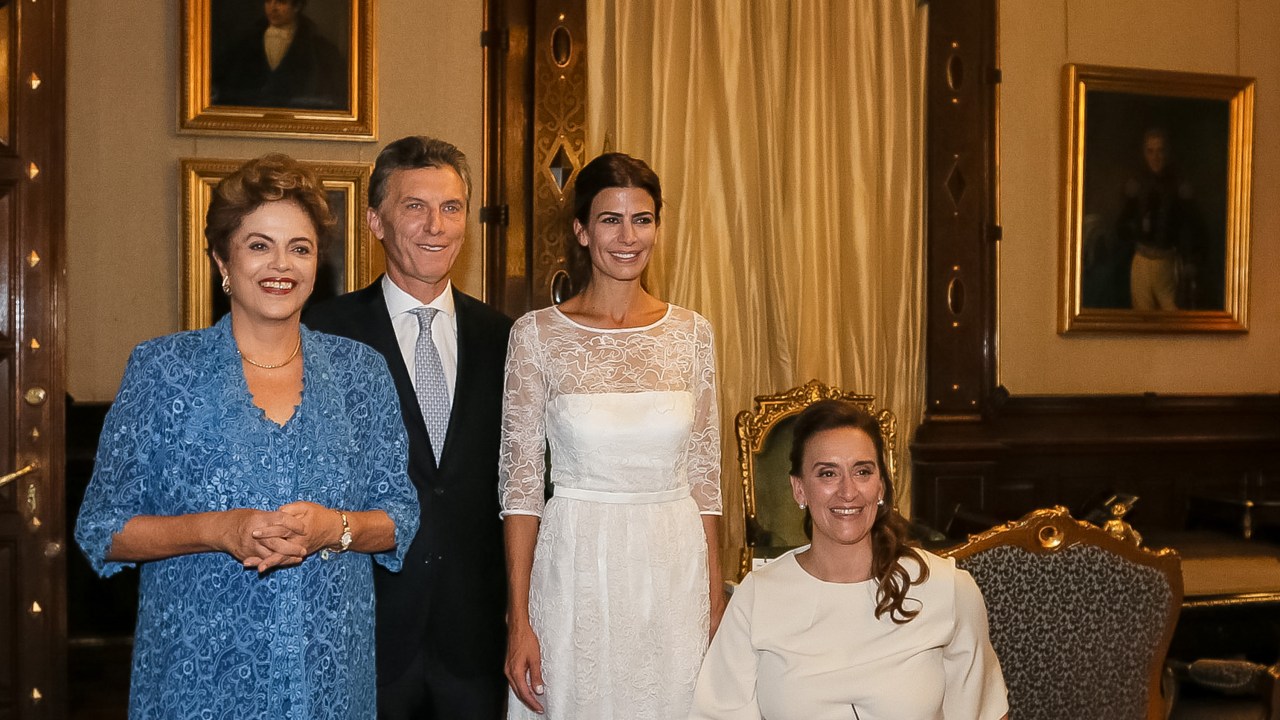Presidente Dilma Rousseff durante cerimônia de posse do Presidente da República da Argentina, Maurício Macri - 10/12/2015