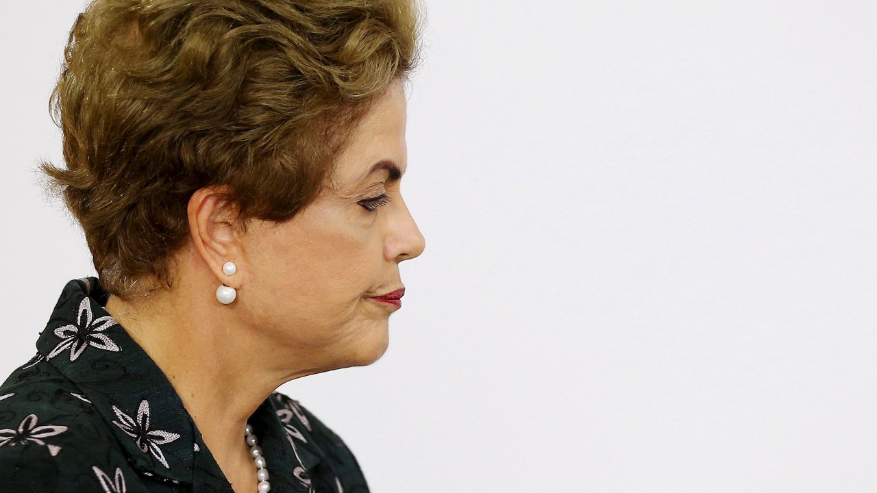 Presidente Dilma Rousseff durante evento em Brasília - 19/01/2016
