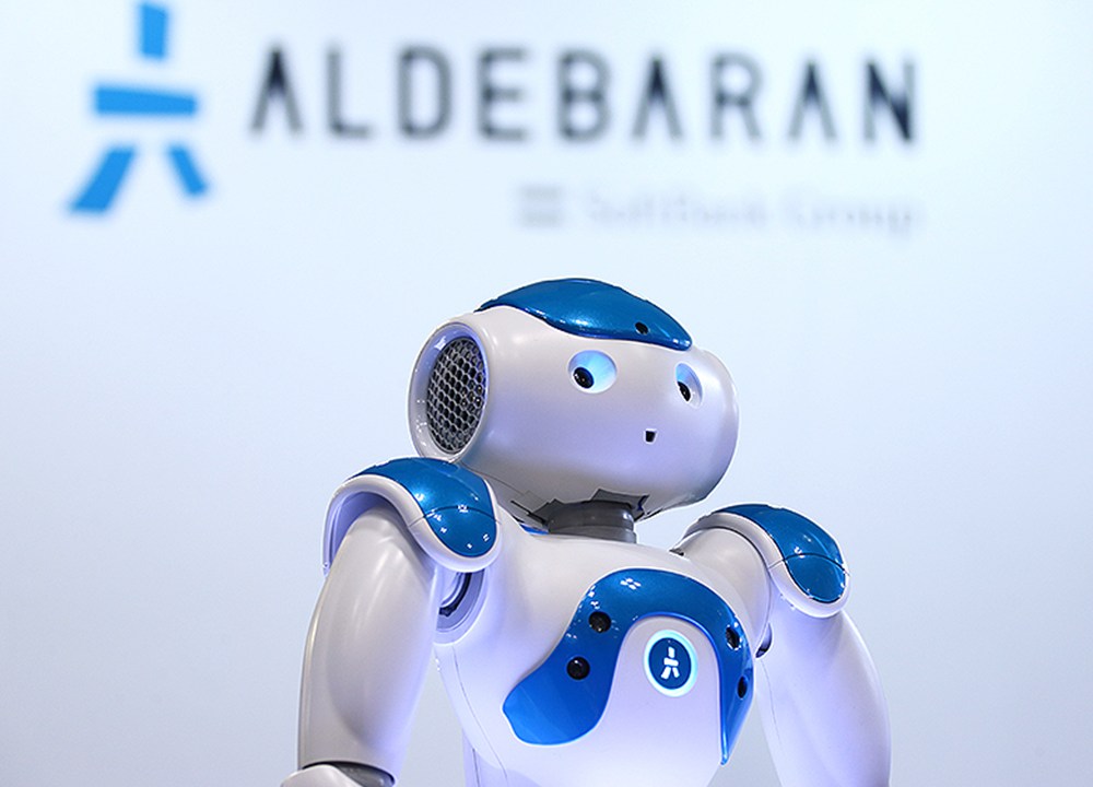 Robô humanóide NAO desenvolvido pela francesa Aldebaran Robotics