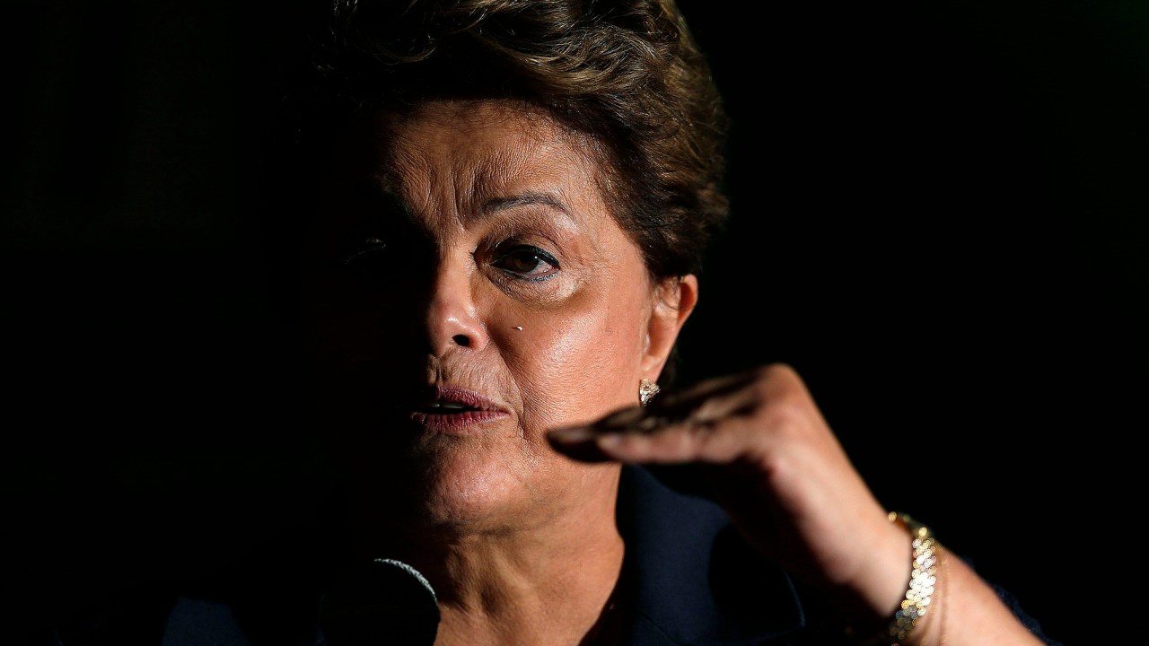 A presidente do Brasil, Dilma Rousseff no Palácio do Planalto, em Brasília (DF) - 30/07/2014