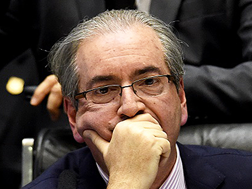 O líder do PMDB na Câmara, Eduardo Cunha