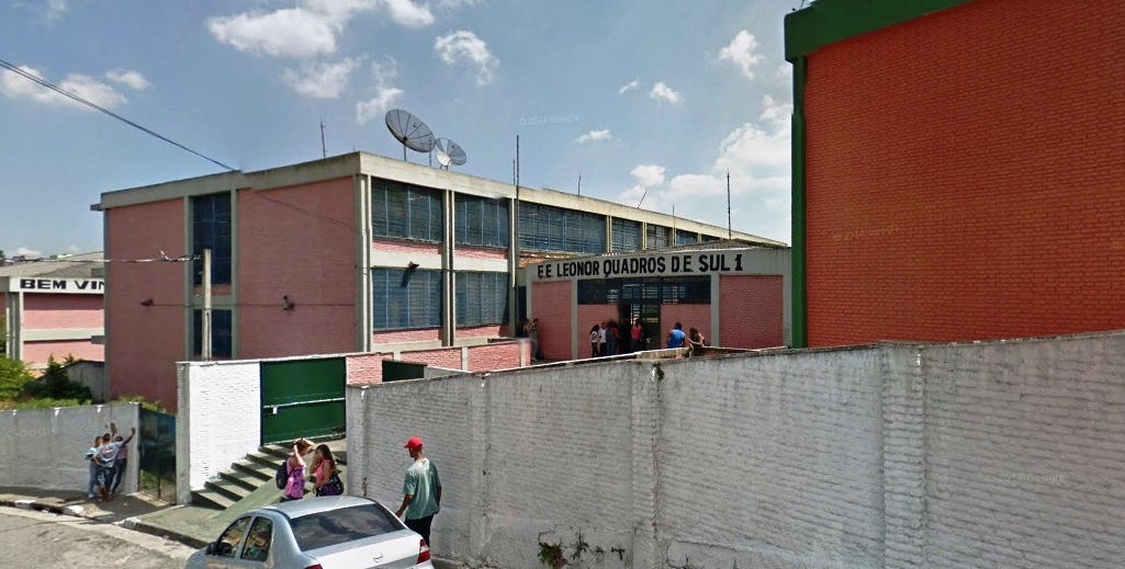 Escola Estadual Leonor Quadros, em São Paulo, onde menina de 12 anos sofreu estupro