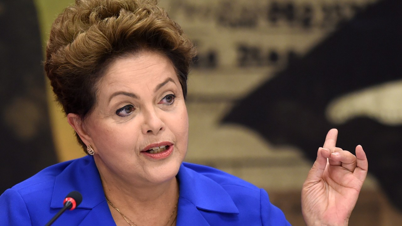 A presidente da república e candidata à reeleição pelo PT, Dilma Rousseff,