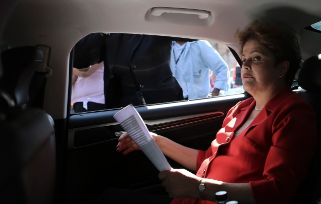 Dilma Rousseff, presidente e candidata a reeleição, durante campanha na cidade de São Paulo (SP) - 09/09/2014