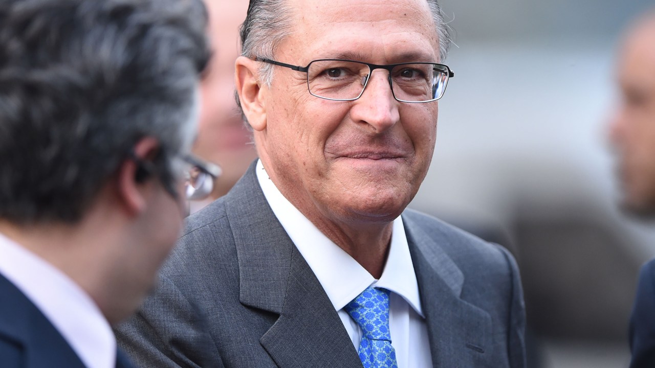 O governador de São Paulo pelo PSDB, Geraldo Alckmin