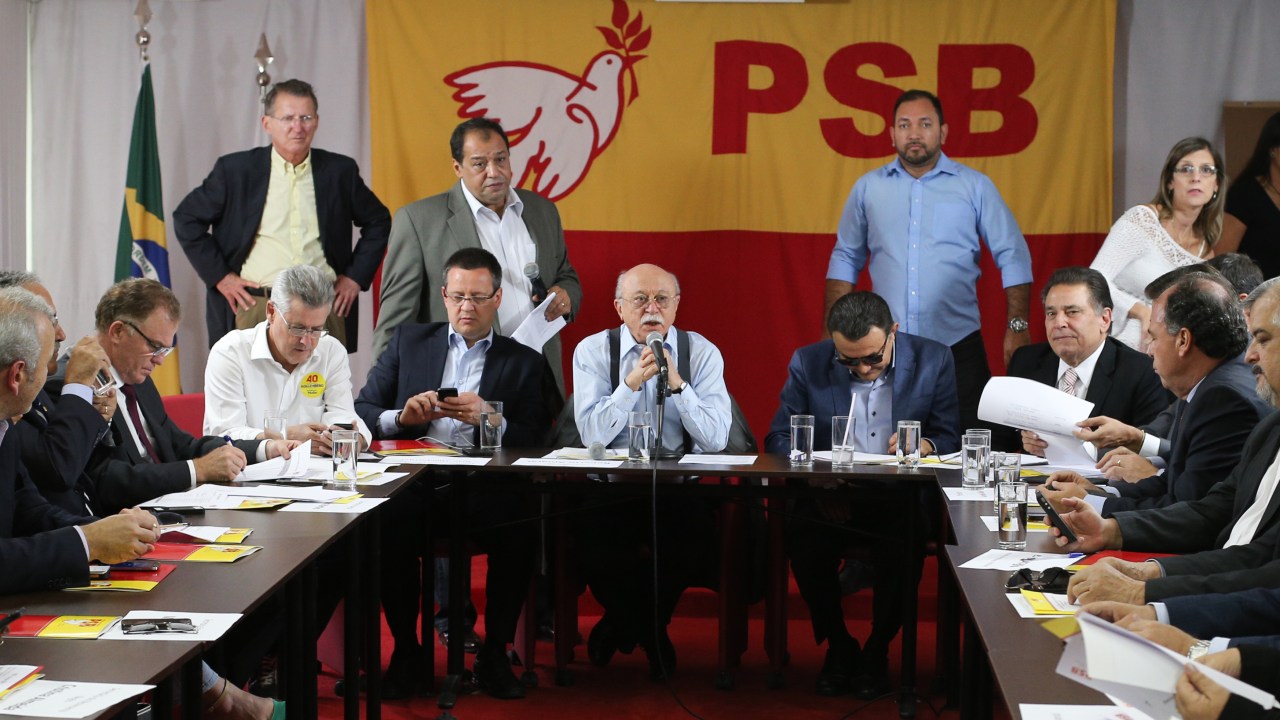 Reunião da executiva nacional do PSB, em Brasília