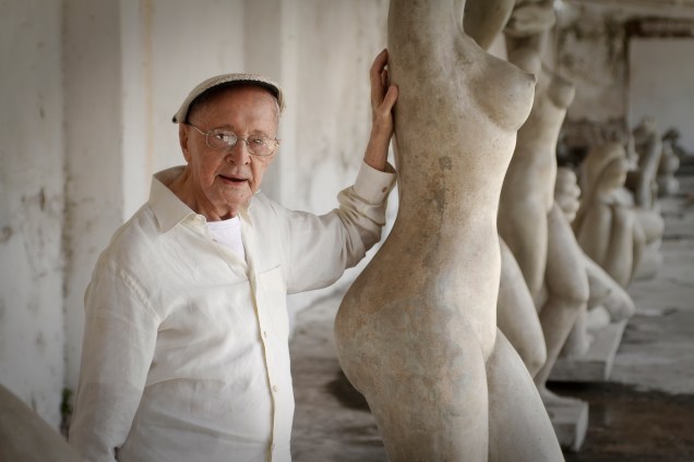 O artista pernambucano Abelardo da Hora, aos 90 anos