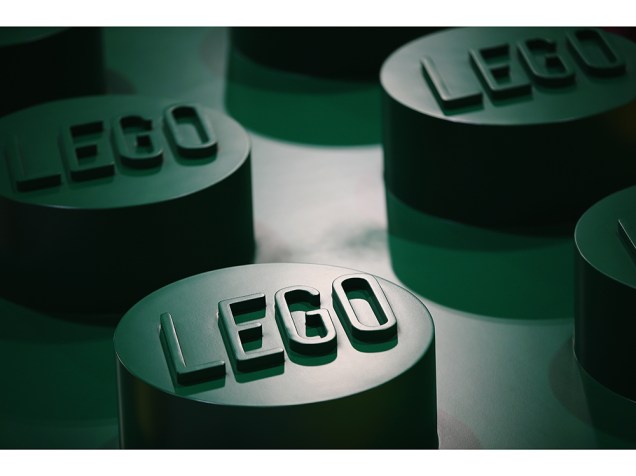 Peças de Lego são exibidas no dia da abertura da Brick 2014, em Londres, na Inglaterra