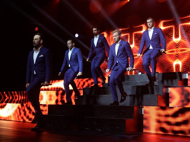 Backstreet Boys se apresentam no Citibank Hall em São Paulo pela turnê In a World Like This