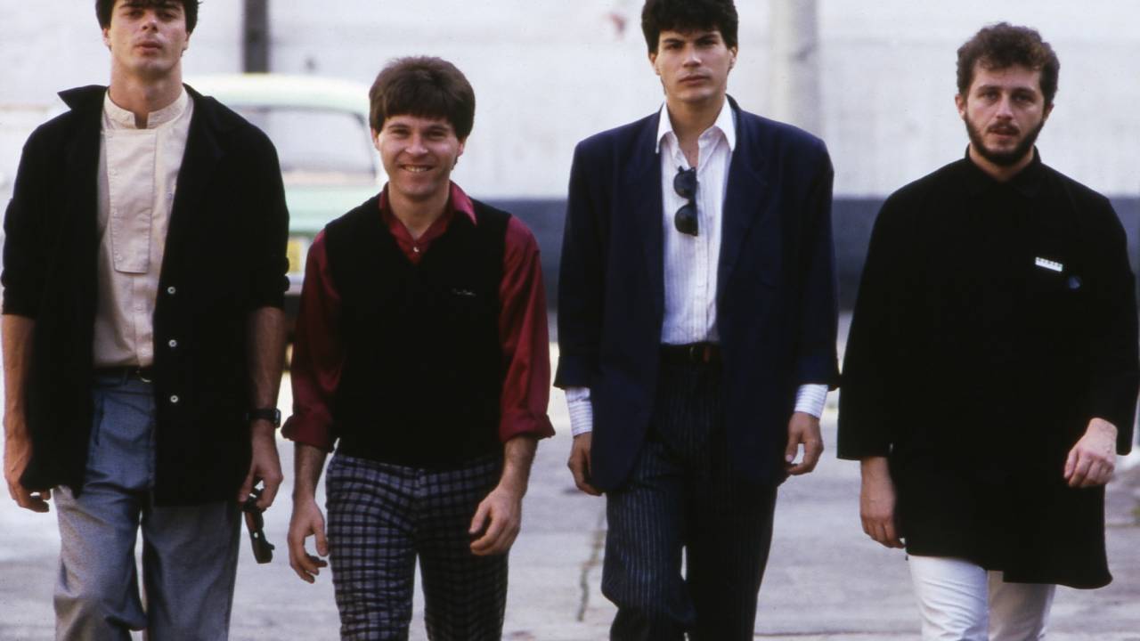 Integrantes da banda 'RPM' em 1985