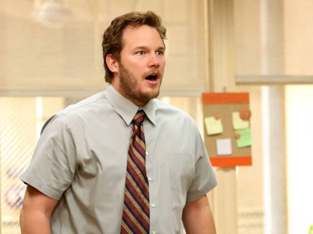 Chris Pratt como Andy em ‘Parks and Recretion’