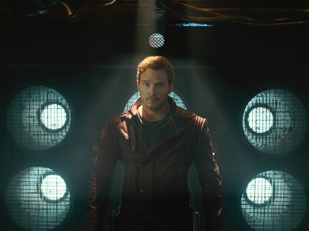 Chris Pratt no filme ‘Guardiões da Galáxia’ (2014), de James Gunn