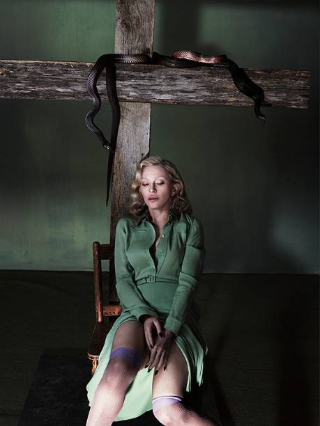 Madonna em ensaio para a Interview