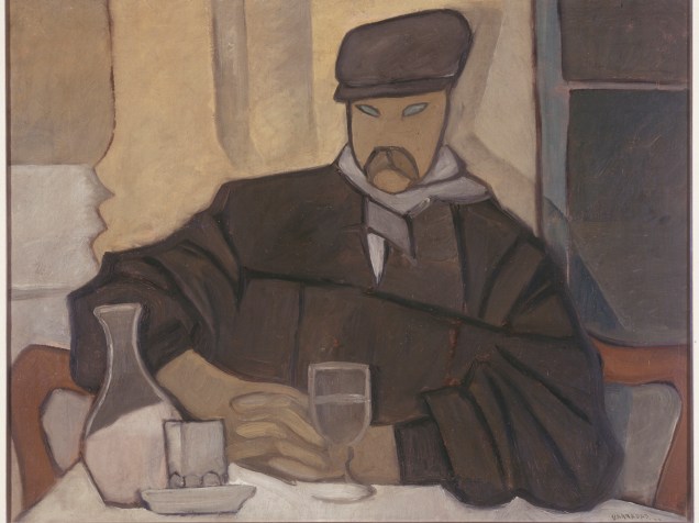 Rafael Barradas - Homem no Café (Atocha) - 1923