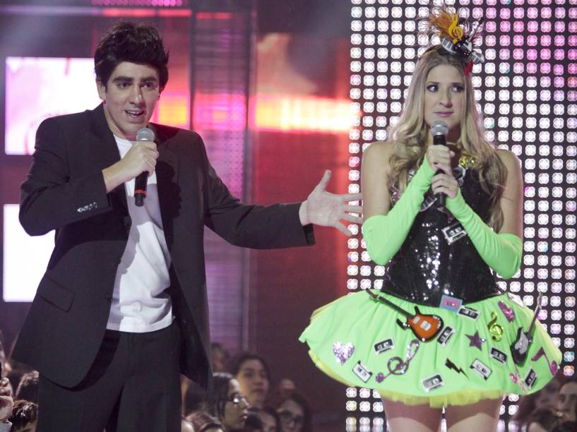Marcelo Adnet e Dani Calabresa na Décima Sétima edição do Vídeo Music Brasil 2011